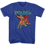 Masters of the Universe He-Man with Battle Cat Royal T-shirt