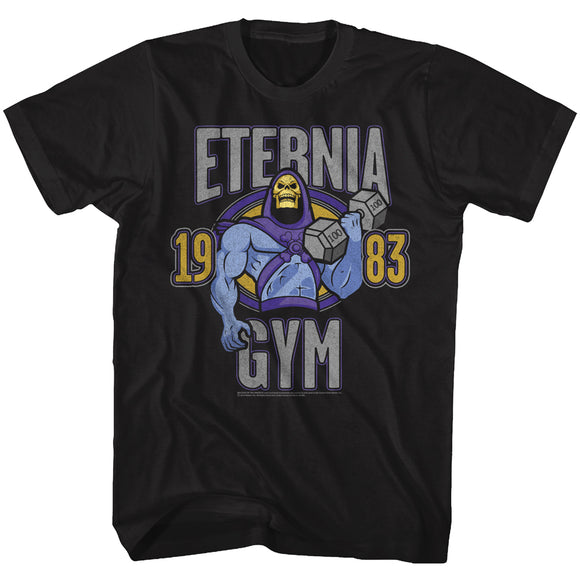 Masters of the Universe Skeletor Eternia Gym Black Tall T-shirt