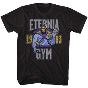 Masters of the Universe Skeletor Eternia Gym Black T-shirt