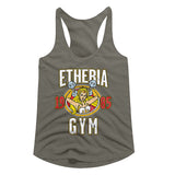 Masters of the Universe Ladies Racerback Tanktop 1985 Etheria Gym Tank