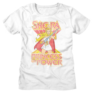 Masters of the Universe Ladies T-Shirt She-Ra Posing with Sword Tee