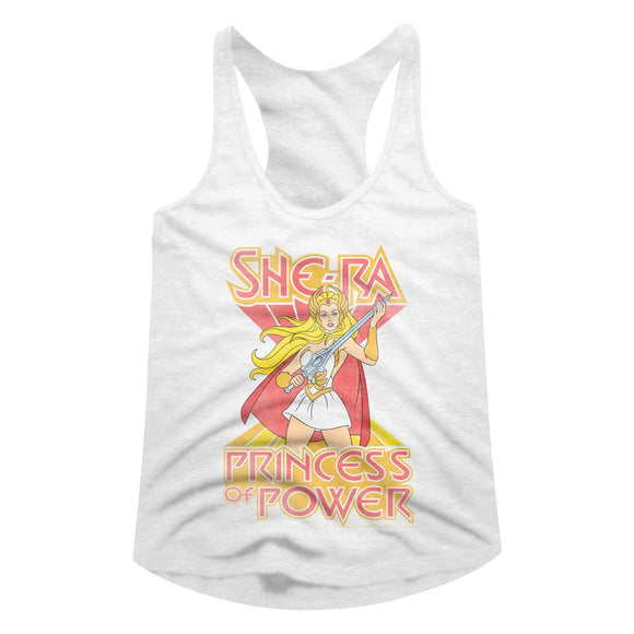 Masters of the Universe Ladies Racerback Tanktop She-Ra Posing with Sword Tank