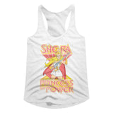 Masters of the Universe Ladies Racerback Tanktop She-Ra Posing with Sword Tank