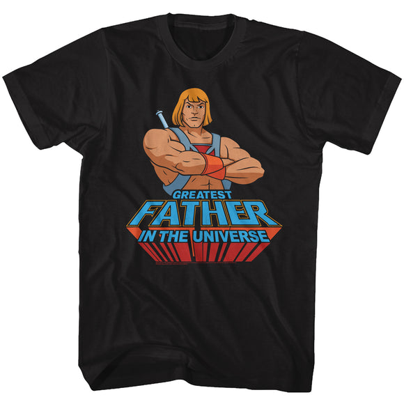 Masters of the Universe Greatest Father Black T-shirt