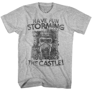 Masters of the Universe Storming The Castle Grey T-shirt