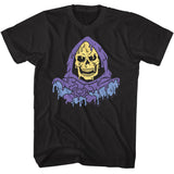 Masters of the Universe Melting Skeletor Black T-shirt