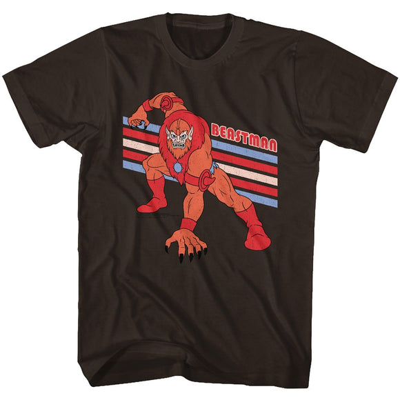 Masters of the Universe Beast Man Classic Photo Chocolate T-shirt