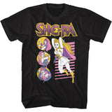 Masters of the Universe She-Ra Three Poses Black T-shirt