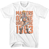Masters of the Universe 1983 He-Man White T-shirt