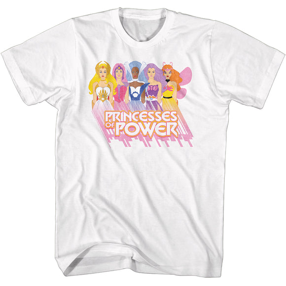 Masters of the Universe Princesses of Power White Tall T-shirt