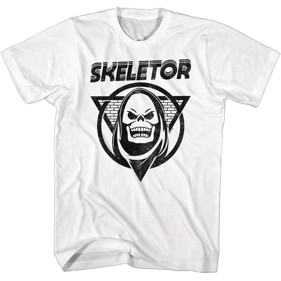 Masters of the Universe Skeletor Character Pose White T-shirt