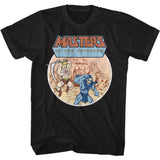 Masters of the Universe Vintage Battle Black Tall T-shirt