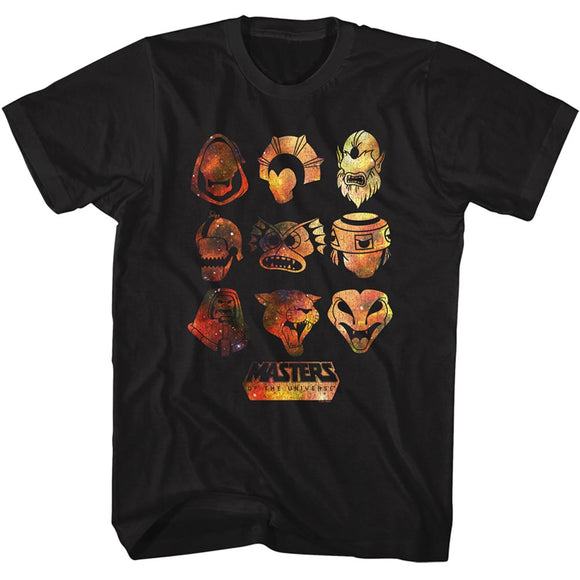 Masters of the Universe Evil Warriors Black Tall T-shirt