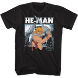 Masters of the Universe He-Man Castle Grayskull Black T-shirt