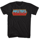 Masters of the Universe Retro Logo Black Tall T-shirt