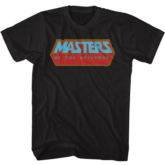 Masters of the Universe Retro Logo Black T-shirt
