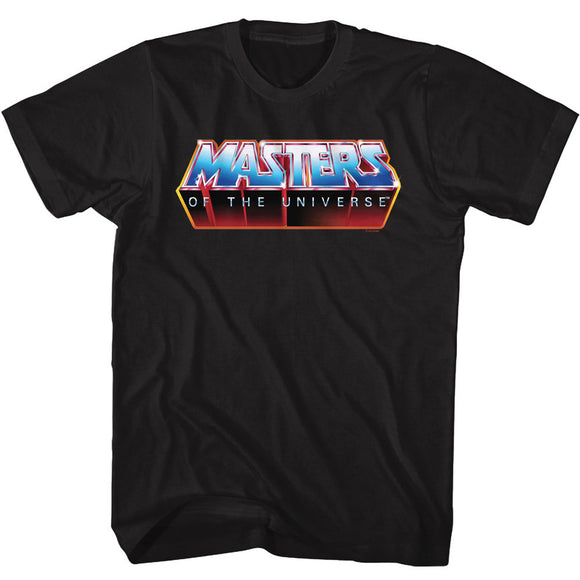 Masters of the Universe Bold Logo Black T-shirt