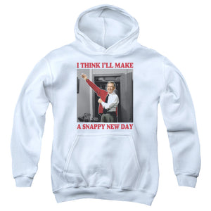 Mister Rogers Kids Hoodie Snappy New Day White Hoody - Yoga Clothing for You