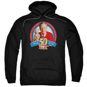 Mister Rogers Hoodie 50th Anniversary Black Hoody - Yoga Clothing for You