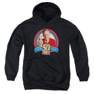 Mister Rogers Kids Hoodie 50th Anniversary Black Hoody - Yoga Clothing for You