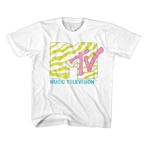 MTV Kids T-Shirt Zebra Logo Tee - Yoga Clothing for You