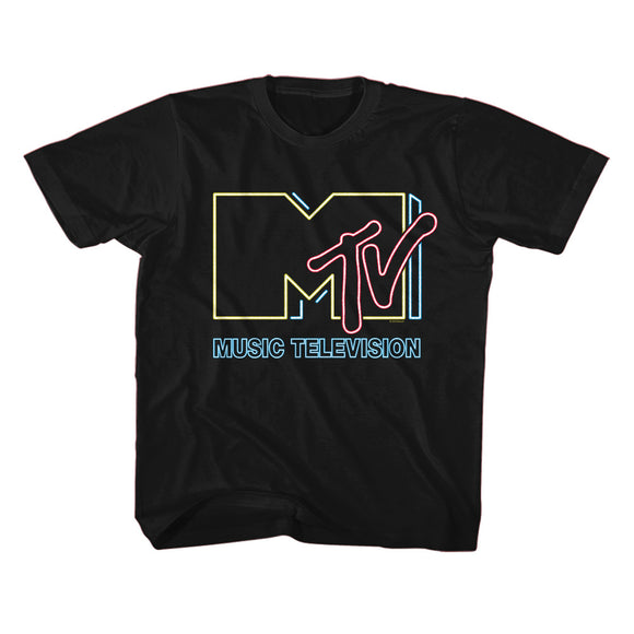 MTV Kids T-Shirt Neon Logo Tee - Yoga Clothing for You