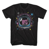 MTV Space Helmet with Logo Black Tall T-shirt - Yoga Clothing for You