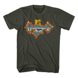 MTV Headbangers Ball Flames Logo Smoke T-shirt - Yoga Clothing for You