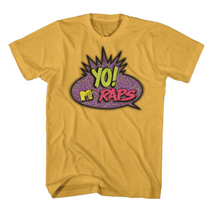 Yo MTV Raps Logo Ginger T-shirt - Yoga Clothing for You