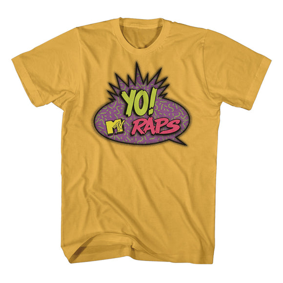 Yo MTV Raps Logo Ginger T-shirt - Yoga Clothing for You