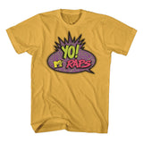 Yo MTV Raps Logo Ginger T-shirt - Yoga Clothing for You