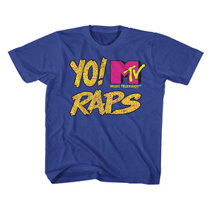 MTV Kids T-Shirt Yo MTV Raps Retro Logo Tee - Yoga Clothing for You