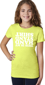 Girls Gymnastics Handstand T-shirt - Yoga Clothing for You