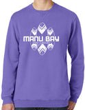 Manu Bay Surf Company SURFBOARDS Unisex V-Notch Sweatshirt - Yoga Clothing for You