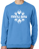 Manu Bay Surf Company SURFBOARDS Unisex V-Notch Sweatshirt - Yoga Clothing for You