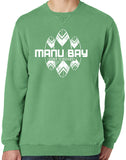 Manu Bay Surf Company SURFBOARDS Unisex V-Notch Sweatshirt - Yoga Clothing for You
