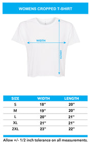 I Love Nerds Womens Crop T-Shirt