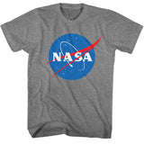 NASA Meatball Logo Grey T-shirt