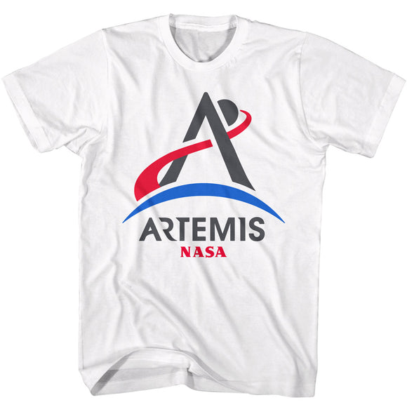 NASA Artemis Program Logo White Tall T-shirt