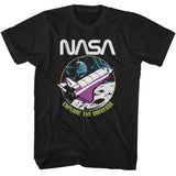NASA Explore The Universe Black Tall T-shirt