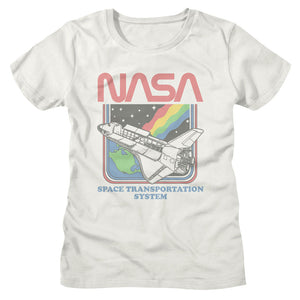 NASA Ladies T-Shirt Space Transportation System Tee