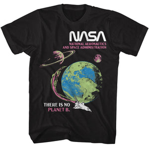 NASA No Planet B Black Tall T-shirt