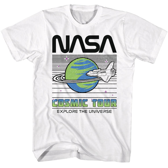 NASA Cosmic Tour White Tall T-shirt