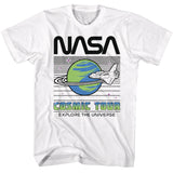 NASA Cosmic Tour White Tall T-shirt
