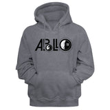 NASA Apollo 11 Black and White Logo Grey Pullover Hoodie
