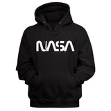 NASA Worm Logo Black Pullover Hoodie