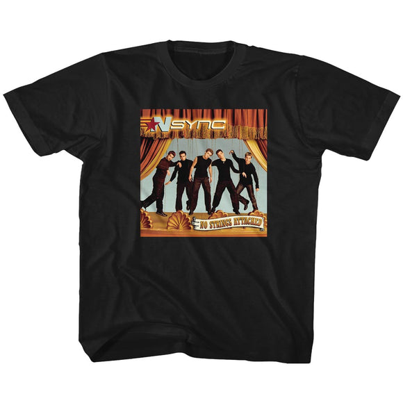 NSYNC Kids T-Shirt No Strings Attached Black Tee - Yoga Clothing for You