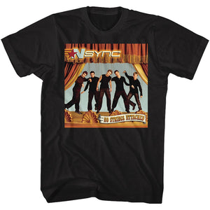 NSYNC Tall T-Shirt No Strings Attached Black Tee - Yoga Clothing for You