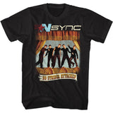 Nsync No Strings Attached Black T-shirt