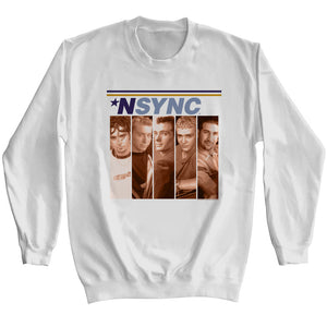 Nsync Original Debut Album White Sweatshirt